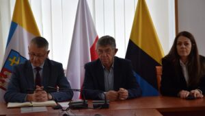 Ilustracja organizacyjnego posiedzenia przedstawicieli OSP