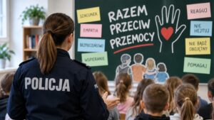 Policjanci rozmawiali z uczniami o przemocy rówieśniczej