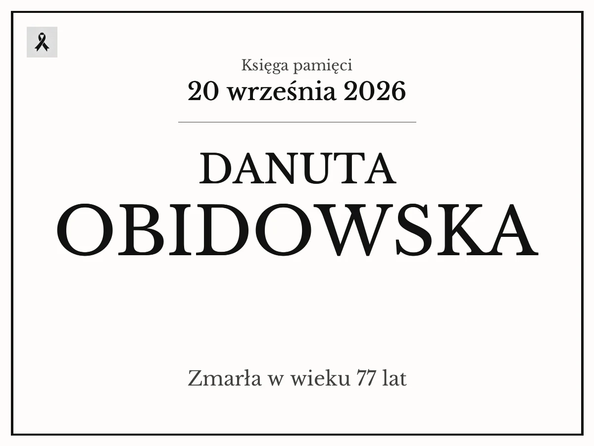 Danuta Obidowska