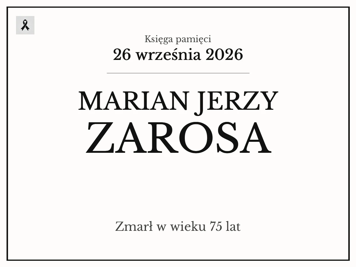 Marian Jerzy Zarosa