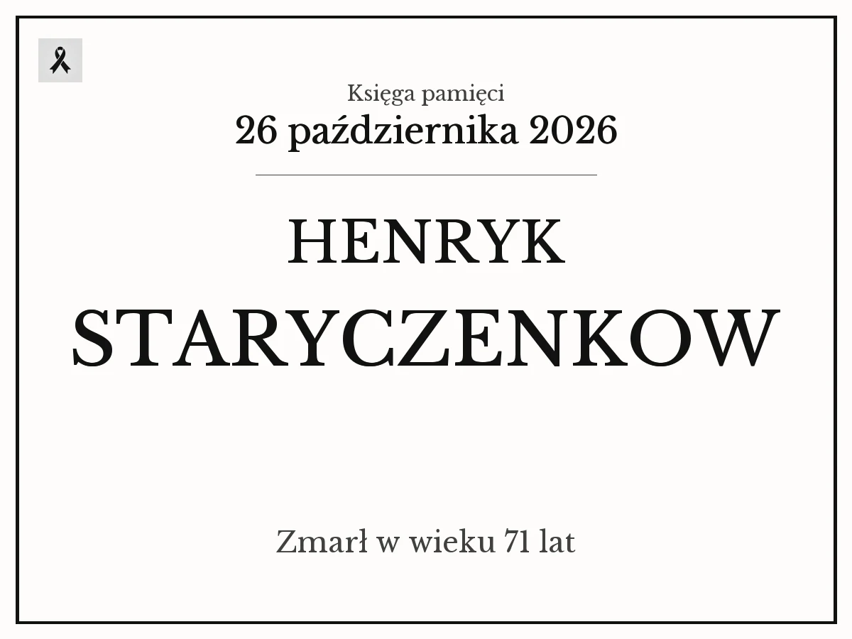 Henryk Staryczenkow