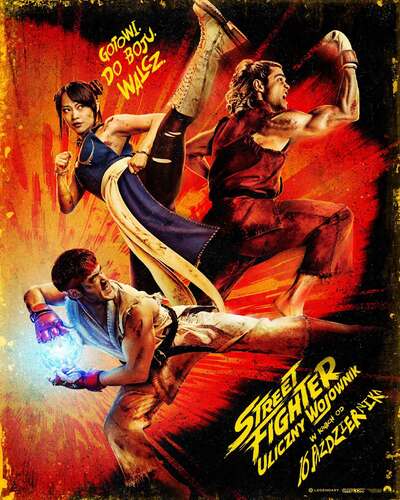 Plakat filmu STREET FIGHTER.ULICZNY WOJOWNIK